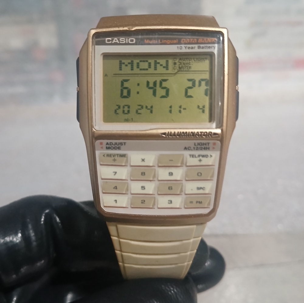 Casio Multi Lingual Databank Unisex Calculator Wa… - image 1